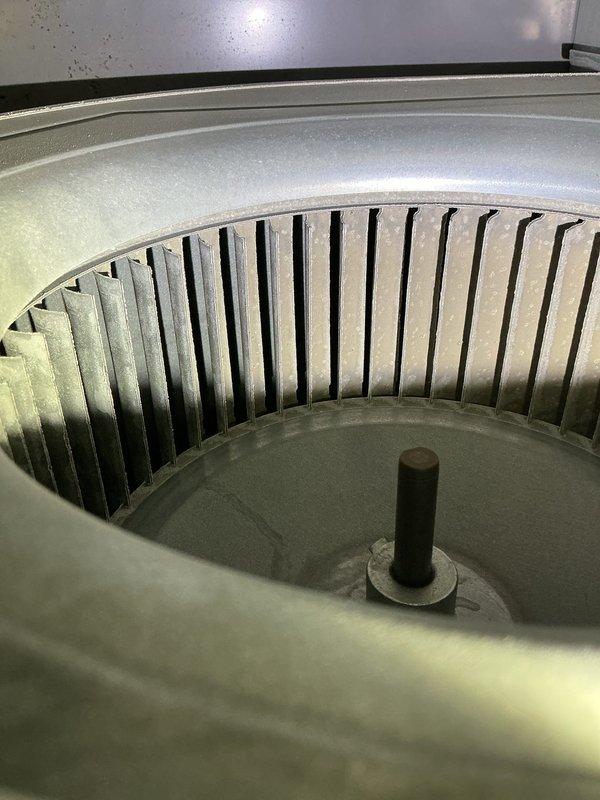 Performed annual maintenance tune-up on 23-year-old Lennox 80% furnace. Noted inducer motor drawing 2.28 amps, exceeding rated 1.9 amps specification. Recommended replacement of inducer motor or complete system replacement due to age and performance issues. Discussed findings with homeowner.