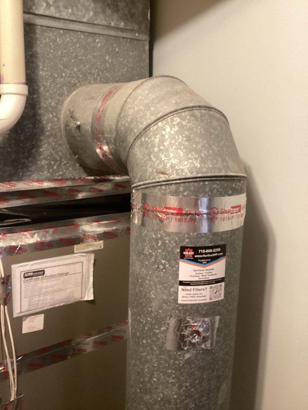 Performed comprehensive natural gas furnace maintenance including system evaluation, heat exchanger inspection, component testing (blower, inducer, safety mechanisms, flame sensor, igniter), and gas pressure verification. Conducted thorough inspection of venting system and exhaust flue. Tested system operation at multiple capacities, confirming proper functionality with readings verified using Fluke 902FC meter. System currently operating normally.