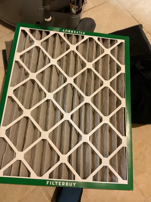 Performed 5-year-old furnace tune-up as requested. Identified and replaced dirty air filter with new FilterBuy filter. Conducted standard diagnostic testing of system components. No operational issues observed as system had not yet been activated for the season.