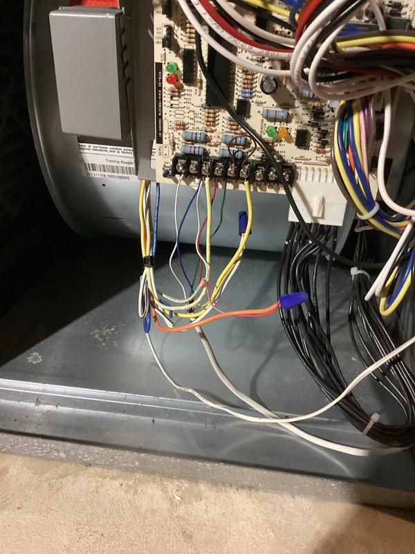 Performed warranty repair on heating system by replacing failed 2-stage gas valve. Verified proper system operation by testing burners, safety switches, gas pressures, combustion air, and wiring connections. Unit successfully cycled through both high and low heat modes and is now functioning normally.