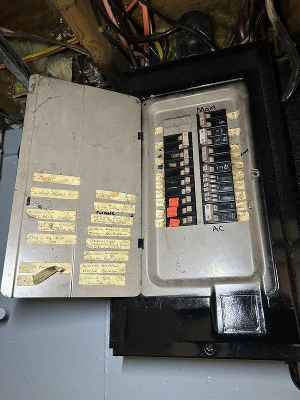 Performed annual maintenance on 2-year-old furnace under Family Rewards agreement. Conducted temperature rise test and identified error code indicating airflow restriction due to severely clogged air filter with mineral deposits from humidifier use. Advised customer to use distilled water or replace filter more frequently. Removed PVC shavings from condensate drain tubes, tested condensate pump, and verified proper system operation. Discussed options for UV light system and central humidifier installation. Inspected electrical panel and recommended cleaning service.