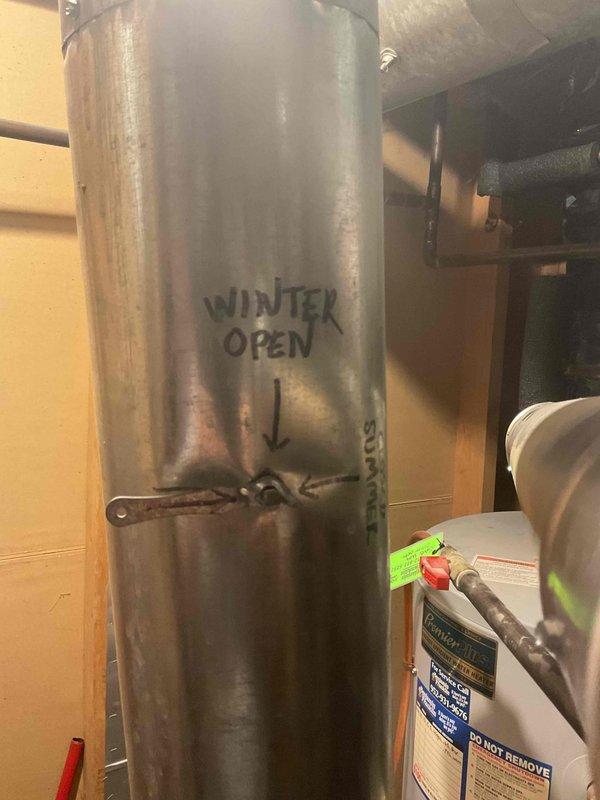 Responded to IAQ service call regarding humidity issues and window condensation. Found dirty air filter that had been pulled into the blower compartment due to restriction. Replaced filter and inspected drainage system, noting proper winter valve position on condensate line and confirming floor drain functionality.