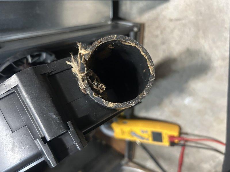 Responded to no-heat call for 11-year-old furnace with apparent power issues. Diagnosed seized inducer motor, which was successfully freed manually, restoring system operation. Found mouse remains inside inducer assembly during inspection. Heat exchanger appears intact with no visible cracks or damage. System is currently operational but inducer motor is showing signs of failure and will require replacement. Recommended new inducer motor installation and scheduled follow-up consultation to discuss replacement options for aging equipment. Responded to no-heat call for 11-year-old furnace with apparent power issues. Diagnosed seized inducer motor, which was successfully freed manually, restoring system operation. Found mouse remains inside inducer assembly during inspection. Heat exchanger appears intact with no visible cracks or damage. System is currently operational but inducer motor is showing signs of failure and will require replacement. Recommended new inducer motor installation and scheduled follow-up consultation to discuss replacement options for aging equipment.