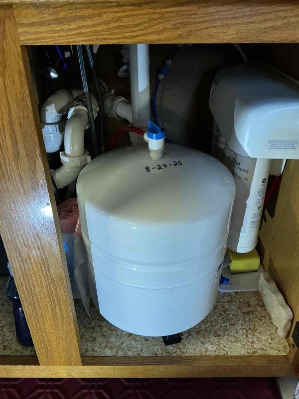 Performed comprehensive plumbing inspection as requested by seasonal residents preparing for winter departure. Identified and remedied failed wax ring on powder bath toilet - pulled and reset fixture. Provided customer education regarding proper shutdown procedures for the reverse osmosis system and verified proper functioning of water softener unit. All plumbing systems now operating correctly.