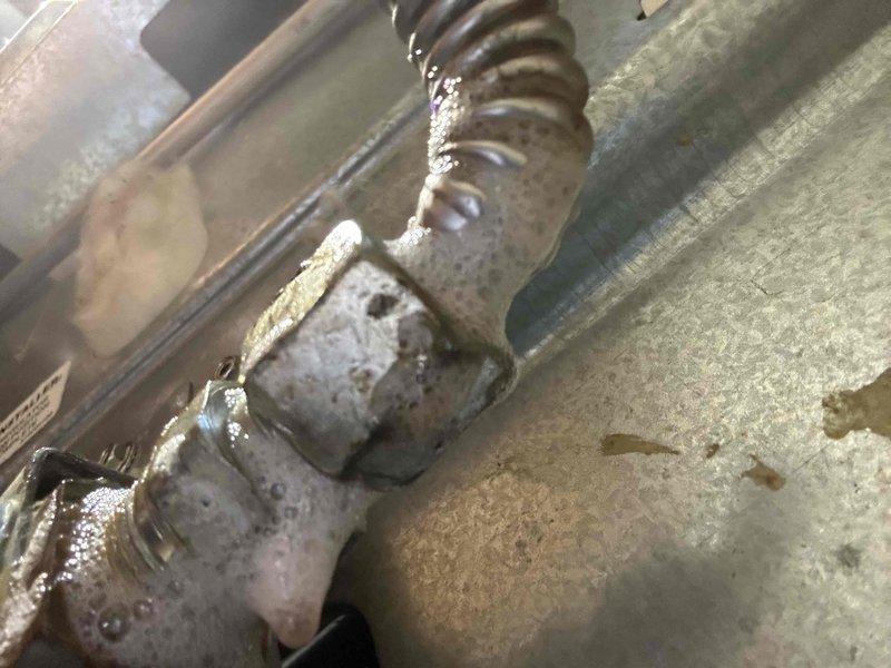 Diagnosed and serviced mobile home furnace that was reportedly shutting off in auto mode but working in manual mode. System was functioning properly during inspection, but discovered and replaced weak capacitor as preventative measure. Customer also reported gas odor from stove - soap tested fittings and found no leaks in the flex line, advised issue likely within stove itself which is outside our service scope. Customer was informed that waste oil burner in shop requires specialized service not offered by our company.