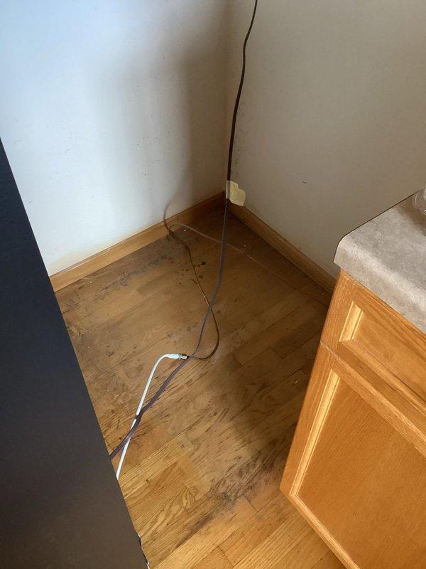 Completed assessment of outdated plumbing components for customer's refrigerator water supply line. Evaluated existing couplings and provided professional recommendations for necessary updates to meet current standards. Documented current installation with photos to support replacement plan.