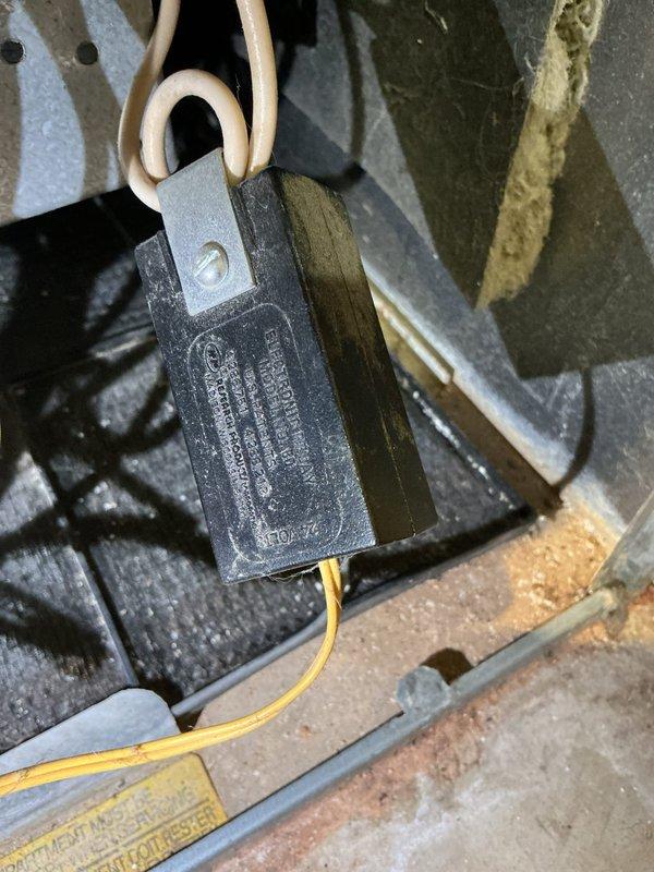 Responded to callback request regarding humidifier issues. Upon inspection, determined the humidifier was not responding to blower operation despite correct wiring. Diagnosed probable failure of the blower current sensing relay. Documented system condition with photos of control panel and relay components. Parts ordered for repair.