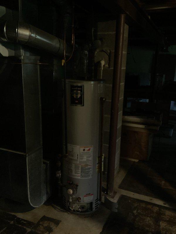 Responded to service call for water heater with pilot light ignition failure. Upon inspection, found deteriorated copper pipes with significant oxidation and damaged insulation near the water heater installation. Diagnosed issues with both the water heater and pressure tank, determining both require replacement due to age-related deterioration and performance problems.