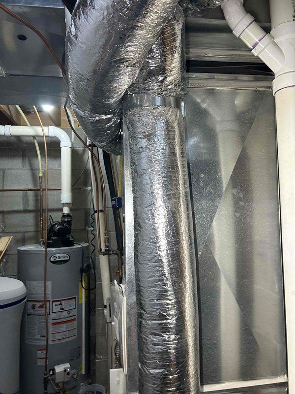 Performed a routine maintenance tune-up on 10-year-old furnace. Adjusted gas pressure to proper range, checked carbon monoxide levels, inducer motor, pressure switch, and blower motor. Found mold buildup on supply ceiling vent and broken condensate drain line which was temporarily fixed. Cleared condensation line and pressure switch tube, and recommended replacing the drain line completely along with regular filter changes every 3-6 months.