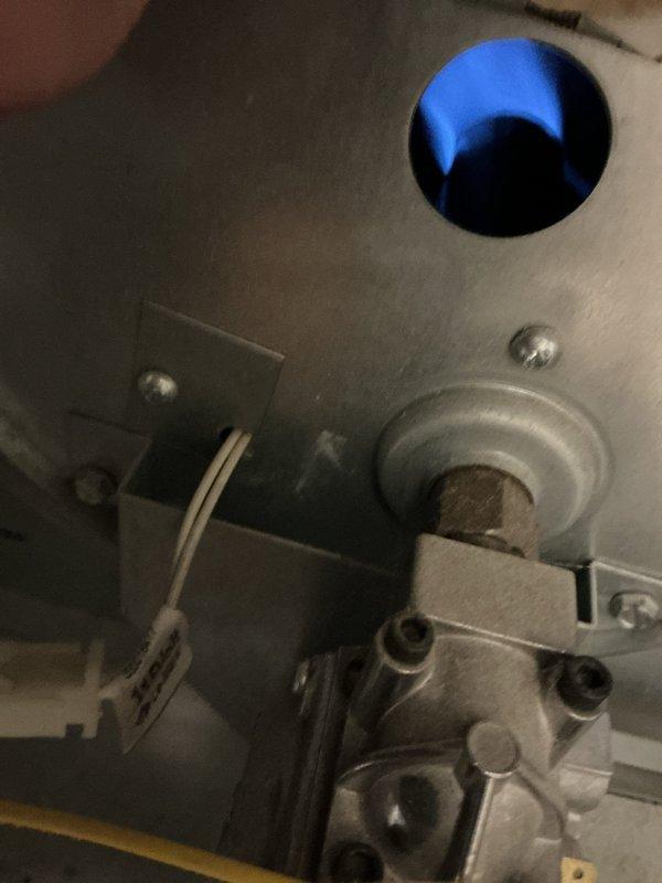 Diagnosed 2018 gas furnace operating with insufficient heat output. System was running but delivering only 65°F air. Inspected gas valve operation and confirmed pressure fluctuation during operation cycles. After consulting with technical support, determined gas valve malfunction was the root cause. Successfully replaced defective gas valve to restore proper heating function.