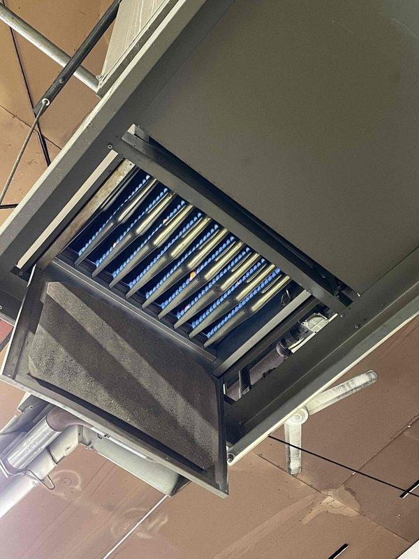 Responded to no heat complaint for ceiling-mounted forced air furnace/makeup air unit in commercial space. Upon arrival, unit was operating normally without heating issues. Performed preventative maintenance including internal cleaning. Conducted multiple test cycles with successful operation each time, confirming system is now functioning properly. Responded to no heat complaint for ceiling-mounted forced air furnace/makeup air unit in commercial space. Upon arrival, unit was operating normally without heating issues. Performed preventative maintenance including internal cleaning. Conducted multiple test cycles with successful operation each time, confirming system is now functioning properly.