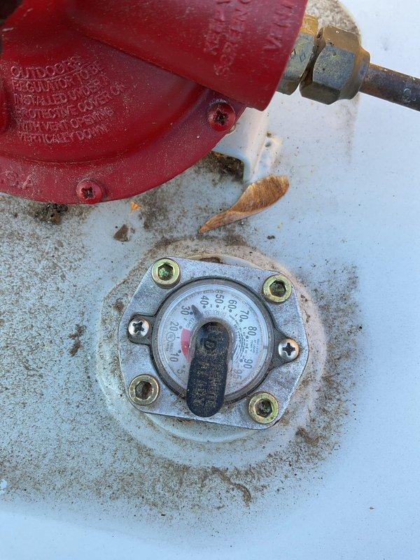 Responded to no heat complaint on 5-6 year old LP furnace. Diagnostic testing revealed gas valve was not energizing despite receiving 26 volts. Replaced gas valve under warranty coverage and verified proper system operation with successful heat production.