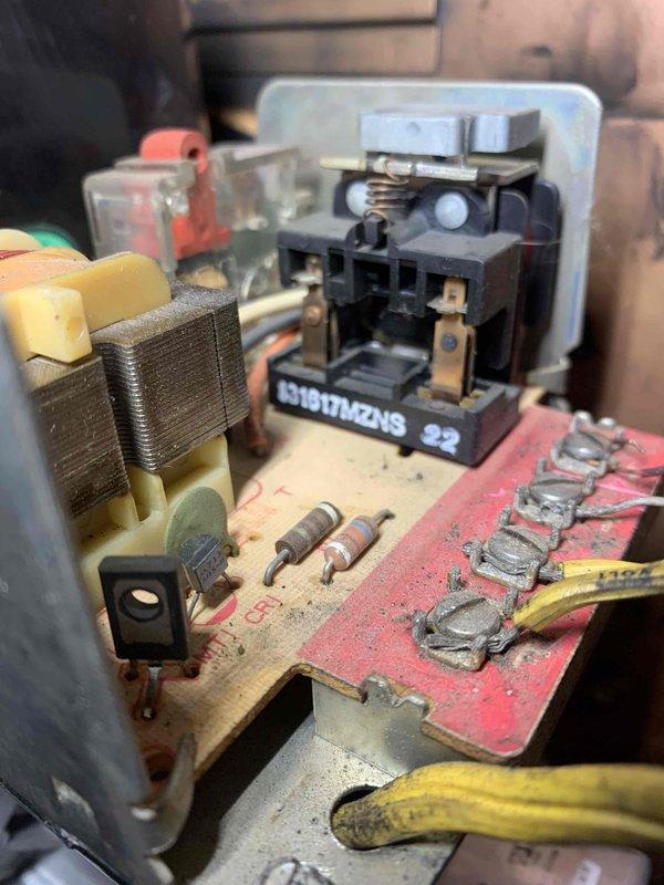 Responded to return service call for oil furnace shutdown. Diagnosed primary control failure causing system shutdown and temperature drop in home. Control is exhibiting noise and vibration issues that are causing intermittent operation. Completed inspection of burner assembly and identified need for replacement control component. Documented parts requirements for follow-up service.