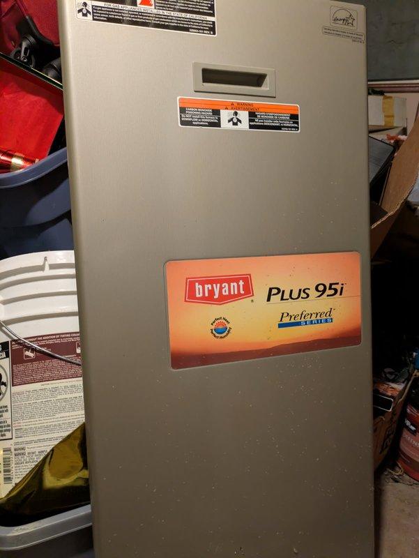 Responded to no heat call for 7-year-old Bryant Plus 95i Preferred Series furnace. Diagnosed faulty ECM motor causing system shutdowns and requiring resets. Replaced entire unit due to secondary heat exchanger failure, restoring proper heating function to the residence.