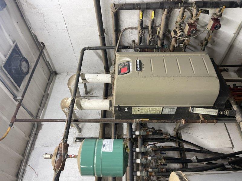 Performed comprehensive inspection of heating systems at commercial property, focusing on boiler floor heat systems in North barn and equipment in big shop area. Verified operation of all circulation pumps in both areas and conducted full diagnostics on boiler systems. Identified faulty flame sensors and spark rods requiring replacement on both boilers. Submitted parts requisition form to obtain necessary replacement components. Performed comprehensive inspection of heating systems at commercial property, focusing on boiler floor heat systems in North barn and equipment in big shop area. Verified operation of all circulation pumps in both areas and conducted full diagnostics on boiler systems. Identified faulty flame sensors and spark rods requiring replacement on both boilers. Submitted parts requisition form to obtain necessary replacement components.