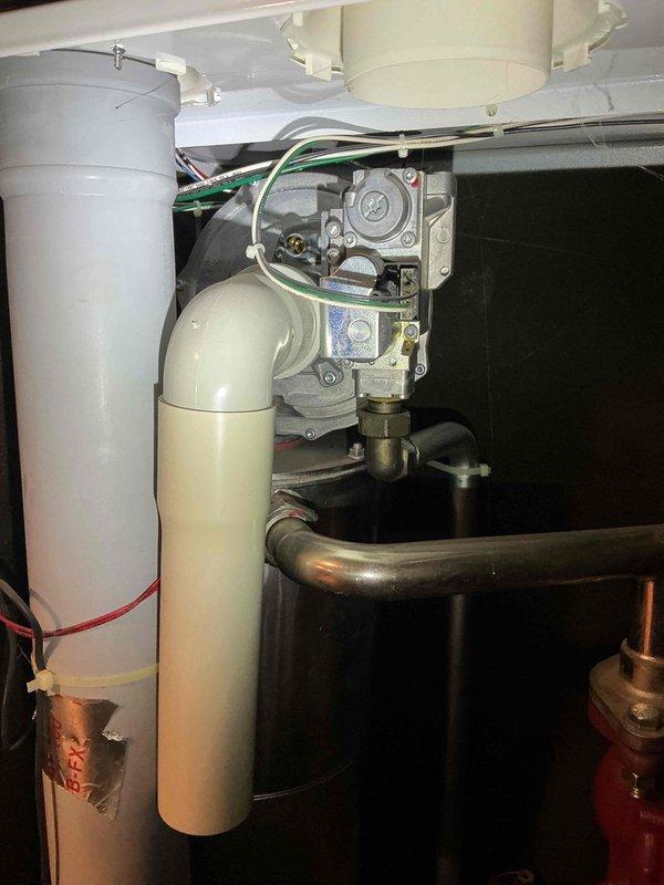 Responded to no heat complaint on Triangle Tube boiler. Discovered bleeder valve had dislodged from radiator causing system pressure drop to zero. Restored functionality by securing bleeder valve and repressurizing system to 16 PSI, restoring heat to majority of radiators. Identified two non-functioning radiators (basement and top floor) despite proper bleeding and open valves; likely sediment-related issue requiring system flush.