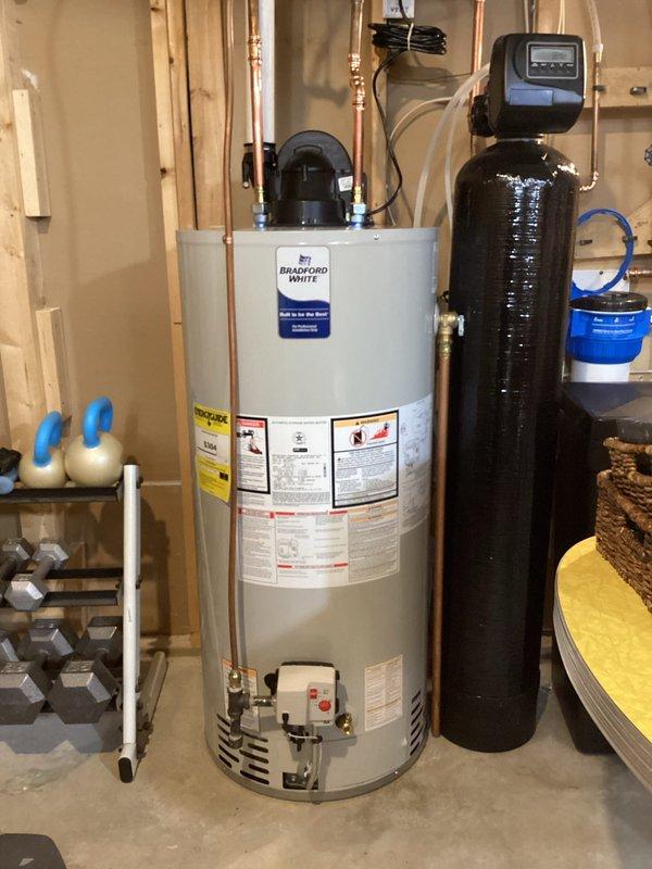 Responded to customer complaint regarding vibration and noise when water softener power vent activates. Identified PVC 90-degree fitting pressing against ductwork, causing vibrations to transfer throughout the residence. Installed rubber shims between the fitting and ductwork, significantly reducing vibration transfer. Customer confirmed satisfaction with the resolution. Documented installation with required photographs for inspection purposes.