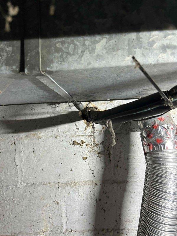 Performed safety inspection on furnace including carbon monoxide testing and heat exchanger evaluation; all components functioning safely with no cracks detected. Provided detailed estimate for replacing fresh air intake, furnace exhaust, and relocating dryer vent that is currently obstructing sliding door. Customer requires immediate completion of proposed ventilation modifications to accommodate pending home sale and contractor schedule.