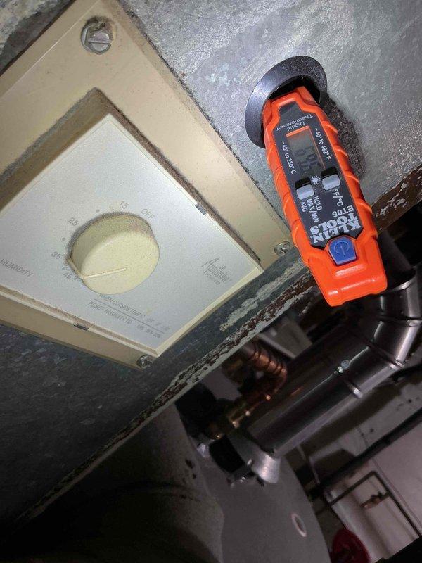 Performed comprehensive tune-up on 10-year-old Bryant natural gas furnace. Inspected and verified proper operation of key components including strong igniter and flame sensor (which was cleaned), gas valve, burners, and control board. Combustion analysis confirmed clean, safe burning. Heat exchanger showed some temperature stress but no cracks or holes. Recommended cleaning of somewhat dirty but balanced blower wheel; all other components in good working condition.