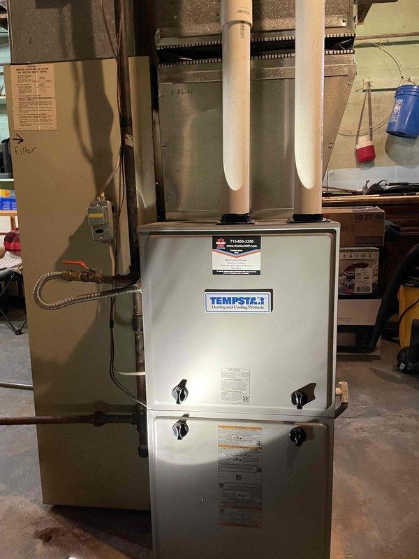Performed fall maintenance tune-up on 5-year-old Tempstar furnace system. Conducted comprehensive inspection with all components checking out properly. System functioning normally with no issues identified. Discussed maintenance plan options with homeowner for future service consideration.