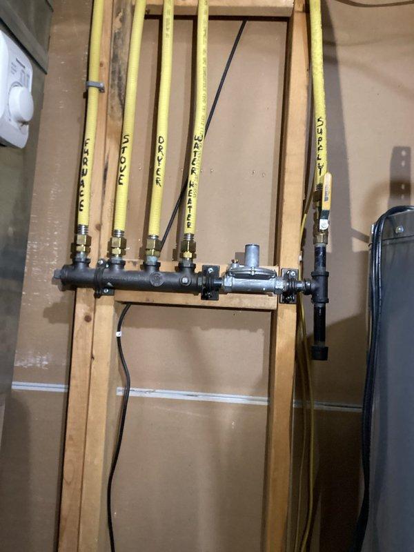 Performed a comprehensive inspection and safety check on the 2-year-old gas furnace as required by state regulations. Verified heat exchanger integrity, proper venting, burner functionality, and confirmed zero carbon monoxide readings. Repaired a minor condensate trap leak by disassembling and retightening components. Furnace passed all operational parameters and is in excellent condition. Inspection documentation has been completed and will be provided via email. Performed a comprehensive inspection and safety check on the 2-year-old gas furnace as required by state regulations. Verified heat exchanger integrity, proper venting, burner functionality, and confirmed zero carbon monoxide readings. Repaired a minor condensate trap leak by disassembling and retightening components. Furnace passed all operational parameters and is in excellent condition. Inspection documentation has been completed and will be provided via email.