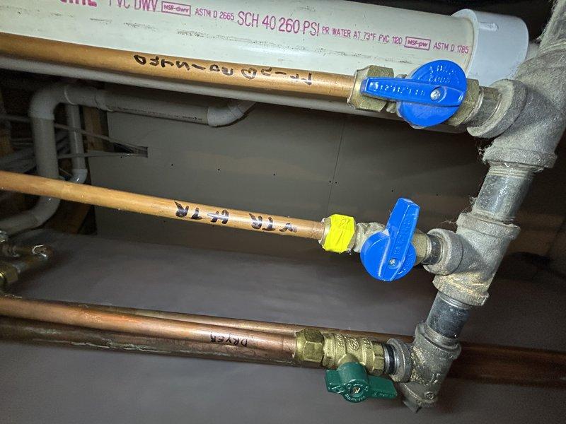 Performed emergency response to gas odor complaint near furnace following recent generator gas line installation. Conducted comprehensive leak detection using electronic detector and bubble solution at suspected areas identified by gas company, focusing on regulator. No active leaks found, but replaced regulator as preventative measure. Successfully pressure tested generator line to 20-25 PSI. Noted AC coil damage from animal urine; customer requested quote for replacement unit.