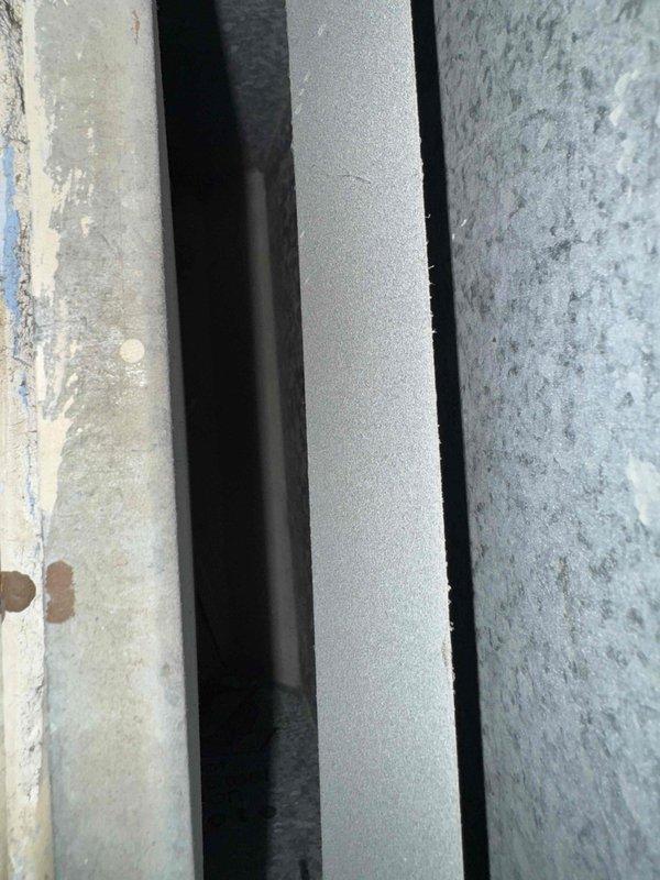 Completed comprehensive duct cleaning service on HVAC system with excessive dirt accumulation. Thoroughly cleaned all ductwork to improve system efficiency and air quality. Visual inspection revealed improved airflow conditions after service completion.