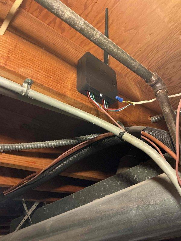 Responded to no heat call for 7-year-old Lennox furnace with error code 31. Diagnosed communication failure between S30 thermostat and furnace communication box. Implemented temporary repair by connecting loose wires to common terminal on furnace to restore functionality. Informed customer that thermostat is under recall and recommended replacement with S40 model. Quote for permanent replacement to follow.