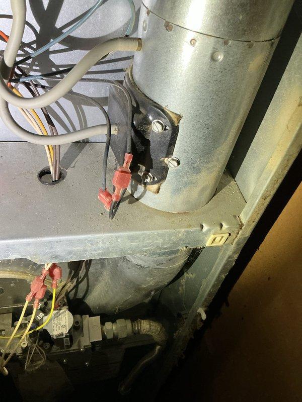 Responded to service call for no heat complaint on a Revolv mobile home furnace (approximately 10 years old). Upon inspection, diagnosed failed draft motor with worn bearings causing loud noise. Ordered replacement draft motor to restore proper system operation.
