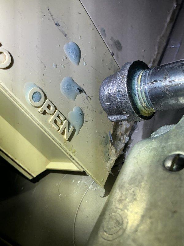 Responded to a recurring gas leak complaint at a 3-year-old furnace installation. Upon investigation, detected faint gas odor emanating from the burner compartment despite previous drip leg replacement. Leak testing with soap solution revealed no bubbles at fittings, suggesting gas valve as the probable source. Recommended gas valve replacement under potential warranty coverage; submitted request to parts department for necessary components and pricing.