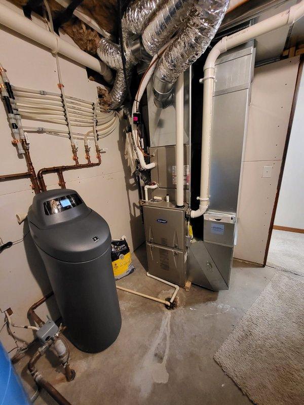 Performed annual furnace tune-up on 7-year-old system for new homeowner. Conducted comprehensive inspection of furnace unit, associated ductwork, and ventilation components. System functioning properly with no issues identified; customer had already changed filter prior to service.