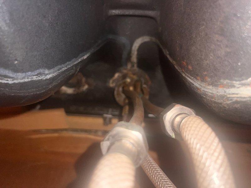 Completed installation of customer-supplied faucet, replacing the existing fixture. Secured connections using flexible braided supply lines and ensured proper fitting to the existing plumbing system. Tested installation for proper function and absence of leaks before completing service.