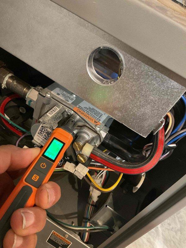 Conducted seasonal maintenance on 8-year-old Lennox furnace as per agreement. Performed comprehensive tune-up including diagnostic testing on gas valve assembly and inspection of all components. System is functioning properly with no operational issues identified.