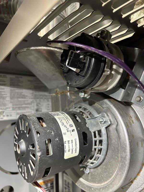 Performed comprehensive tune-up service on three residential furnaces. Inspected all major components, cleaned flame sensors, verified proper gas pressure, conducted gas leak testing, and confirmed carbon monoxide levels were within safe parameters. Replaced HVAC filters and thermostat batteries, and inspected electrical connections. Noted cosmetic surface rust and water streaking on some equipment, but all units were functioning normally with no active water leaks or operational issues requiring immediate repair.