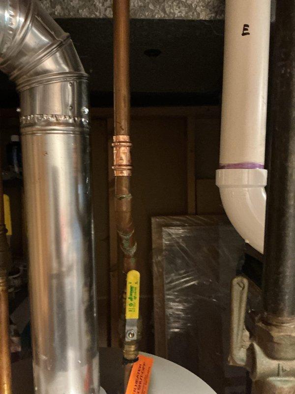 Responded to a service call regarding a leaking saddle valve from a previous humidifier installation removal. Conducted inspection of the plumbing system and confirmed the source of the leak. Successfully capped the saddle valve on the heating side, effectively stopping the water leak and restoring system integrity.