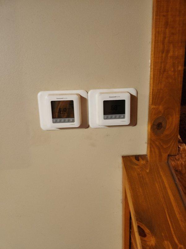 Responded to no-heat call for aging outdoor wood stove system. Diagnosed and replaced failed circulator pump that was preventing water circulation. Also identified faulty water level sensor, installed new sensor and verified proper operation. System is now functioning properly with restored water circulation and accurate level monitoring.