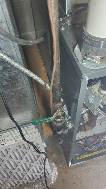 Performed diagnostic evaluation on non-functioning cottage furnace. Identified faulty gas valve as primary issue. Replaced gas valve, properly calibrated pressure settings for LP gas, and verified complete system operation. Furnace now operating correctly with heat restored to cottage.