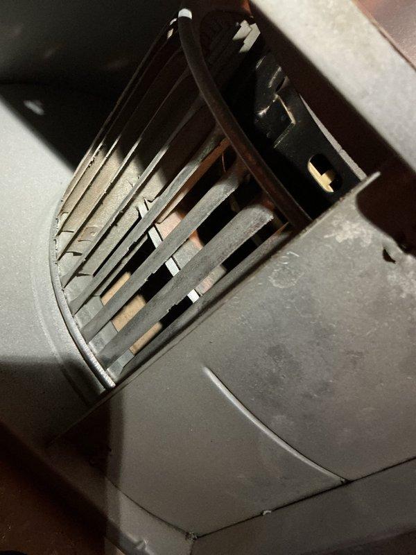 Completed warranty replacement of ECM blower motor in 5-year-old HVAC system. Removed defective unit and installed new motor sourced from Minnesota Air (PO 196808-001). Performed multiple system test runs to verify proper operation and functionality. System now operating normally.