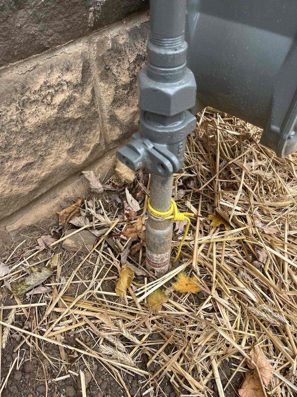 Responded to a no heat complaint on a 1-year-old unit at a rental property. Diagnostic testing revealed no gas flow to the system. Upon inspection of the gas meter, discovered it had been manually closed with a zip tie installed. Removed unauthorized zip tie to restore gas supply, after which the heating system functioned normally with no operational issues detected.