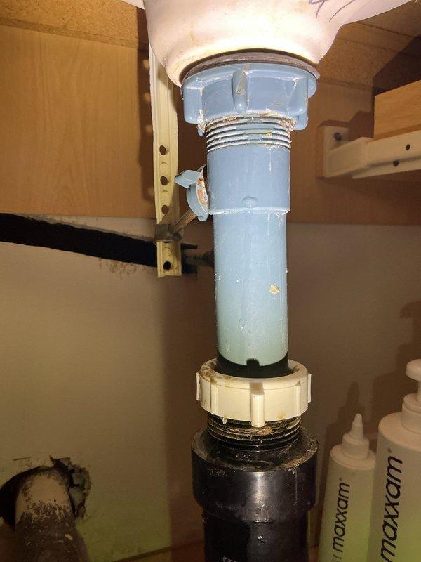 Responded to service call for bathroom faucet issues. Upon inspection, found vanity stop valves leaking, drain stem leaking, and failing hot side cartridge. Completed full repair by replacing shut-off valves, drain stem, and supply lines, restoring proper function to the bathroom fixture.