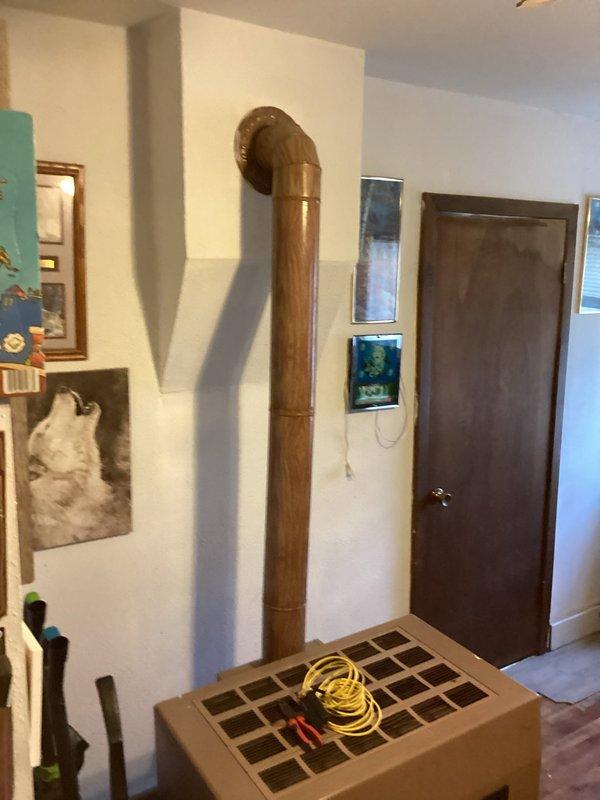 Responded to customer complaint of unusual pilot light sound. Performed diagnostic inspection on natural gas Empire heating system. Identified critical safety issue: cracked heat exchanger, along with excessive gas pressure causing torch-like pilot flame. Equipment deemed unsafe for operation due to carbon monoxide hazard. Recommended complete system replacement; customer advised of findings and scheduled follow-up consultation.