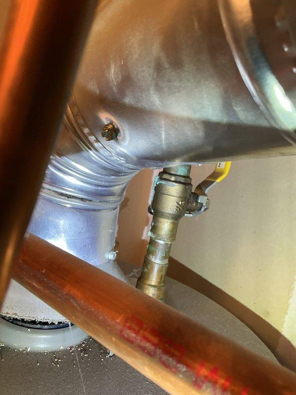 Diagnosed and replaced faulty shower cartridge to resolve persistent shower faucet leak in bathroom. Inspected plumbing connections including copper pipes and brass valves for potential additional issues. Discussed water heater options with customer as part of comprehensive service evaluation.