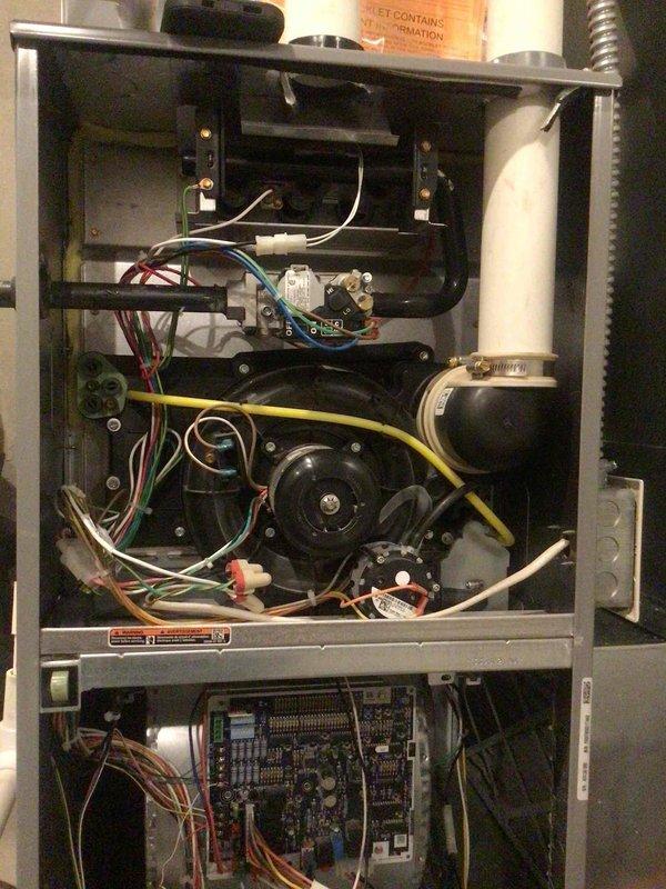 Performed annual furnace tune-up on 3-year-old Arcoaire unit. Conducted full electrical system inspection with all components testing within specifications. Completed preventative maintenance including flame sensor cleaning and hose clearance verification. System is functioning properly with no issues detected.