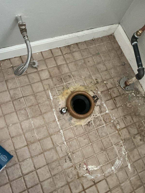 Successfully removed toilet to accommodate radiator installation, inspected flange and waste pipe for any damage, then reinstalled toilet with new wax ring and supply line. Tested for proper operation and water-tightness after reinstallation, ensuring no leaks at the base or supply connections.