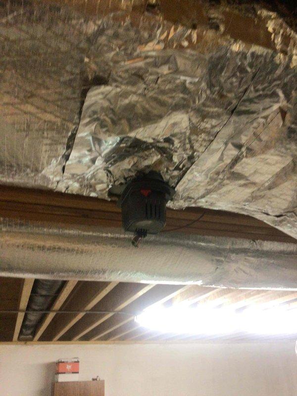 Replaced faulty zone damper assembly as requested on previous service call. Installed new Honeywell damper actuator, properly mounting it to the existing ductwork. Verified complete system operation after installation with successful testing confirming proper damper functionality.