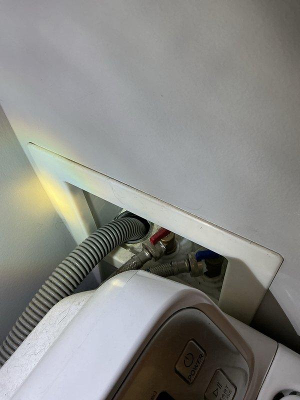 Conducted a thorough plumbing inspection of the property for sale per homeowner's request. Examined key plumbing connections behind the washing machine, verifying proper installation of supply valves and drain hose. Inspected bathroom fixtures including toilet installation, checking for proper mounting and functional components. No significant issues were identified during the inspection.