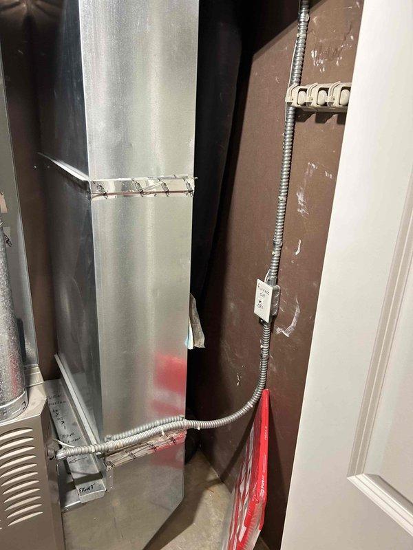 Performed comprehensive inspection on 2005 Carrier furnace as part of home inspection requirements. Evaluated all major components including heat exchanger (no tears or wear found), inducer motor, electrical connections, and carbon monoxide levels (all within safe operating parameters). Conducted maintenance including cleaning flame sensor, orifice, and burners; checked gas pressures (normal readings); verified furnace air filter and blower wheel motor condition; and tested for gas leaks with detector (none detected).