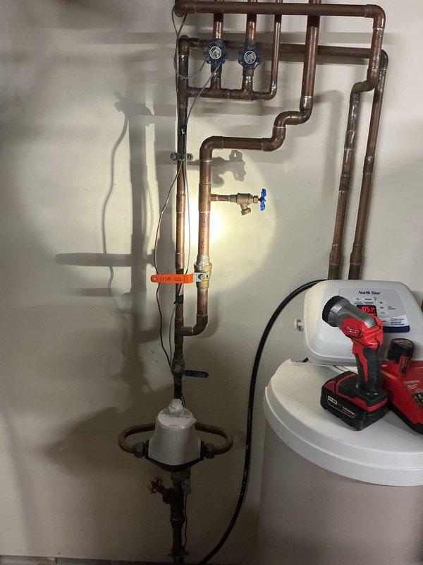 Installed a 1" ball valve with coupling for an irrigation line to replace a failing water valve. The new valve will effectively control water flow through the line and provide a reliable solution for the customer's system.