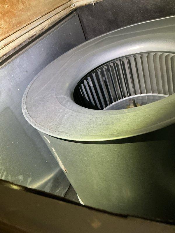 Performed annual furnace tune-up on 2-year-old Lennox system (2022 model) that our company previously installed. Conducted comprehensive mechanical inspection, including examination of blower wheel assembly and internal components. System is currently operating correctly with no issues requiring immediate attention.