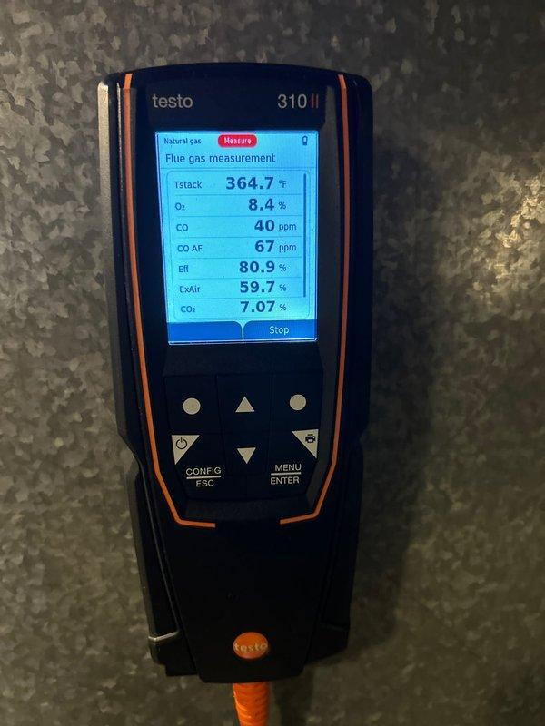 Completed routine maintenance on 12-year-old Payne furnace. Verified system is operating safely with proper gas pressures, clean filter, and good electrical connections. Performed flame sensor cleaning, ignitor verification, and confirmed inducer amp draw, capacitor readings, and clear condensation drains. No gas leaks detected.